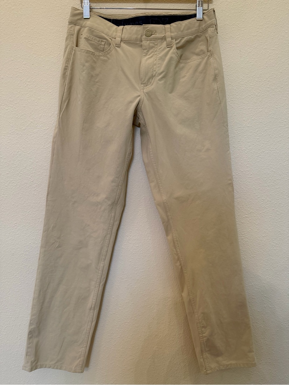 Vineyard Vines Performance Khaki Straight-Leg Chinos - Light Beige Size 30x30